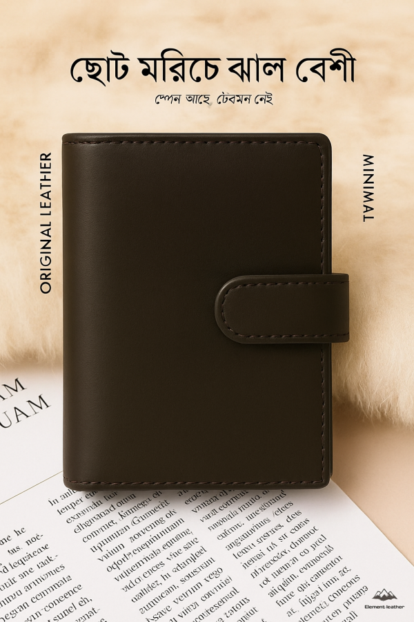 The Classic Button Short Wallet - Image 3